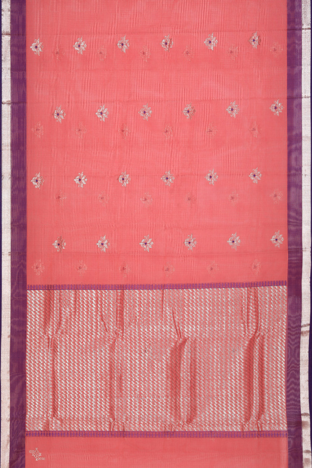 Collection of Pure Zari Kota Pink Saree in a gallery layout