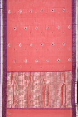 Collection of Pure Zari Kota Pink Saree in a gallery layout