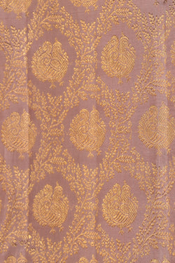 Image of Kanchipattu Brocade Onion-Pink Saree