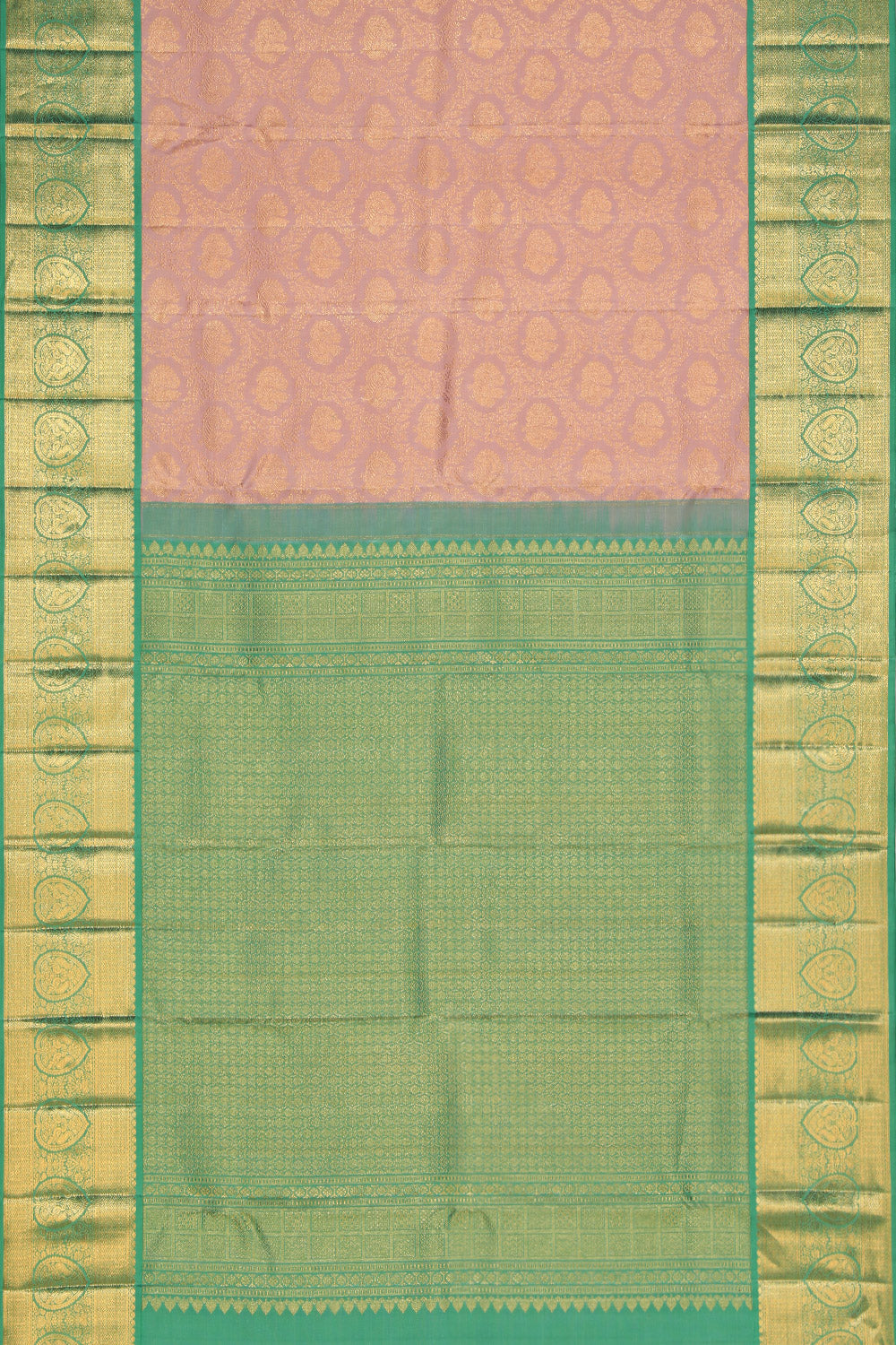 Kanchipattu Brocade Onion-Pink Saree