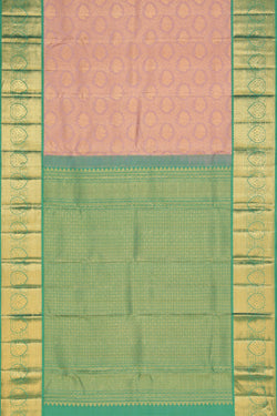 Image of Kanchipattu Brocade Onion-Pink Saree