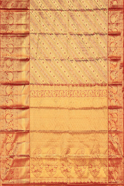 Image of Kanchipattu Tissue Gold Saree