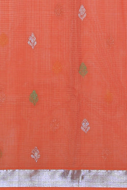 Image of Pure Zari Kota Pink Saree