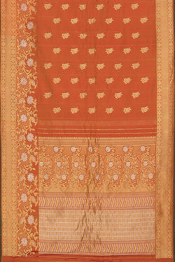 Image of Gadwal Silk Mustard Saree