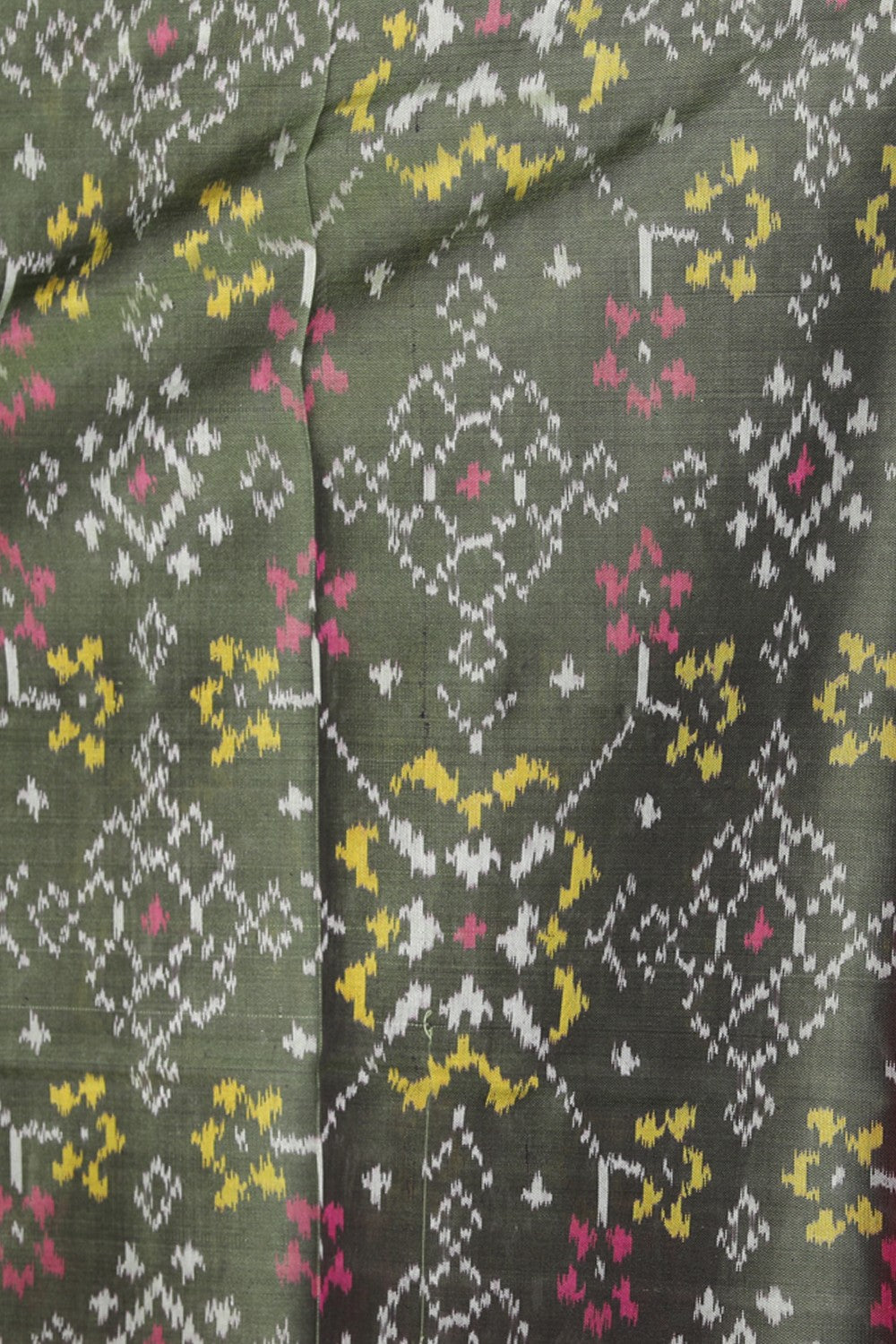 Image of Rajkot Patola Silk Green Saree