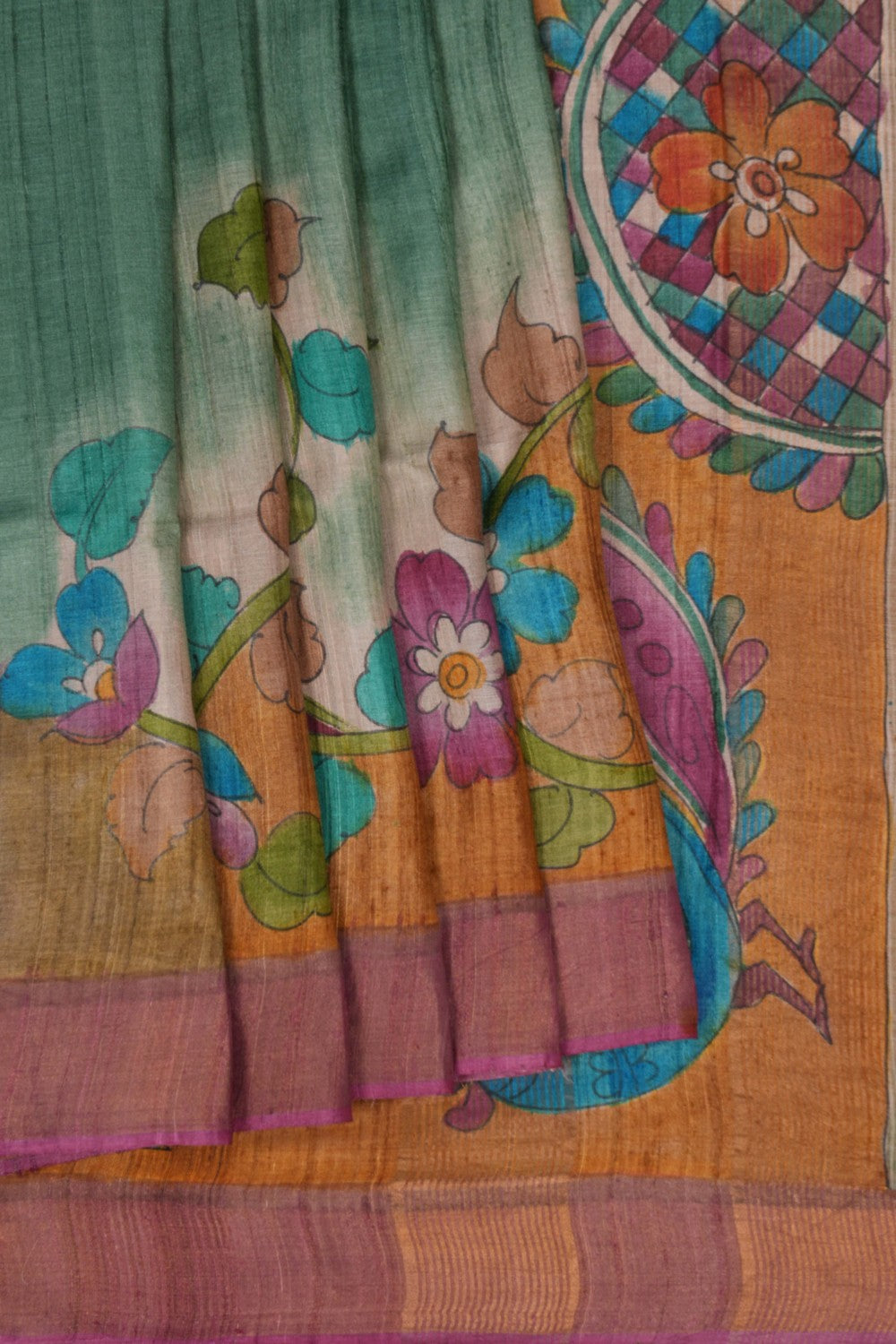 Kalamkari Multi-Colour Saree