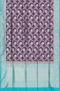 Collection of Banarasi Silk Purple Saree in a gallery layout