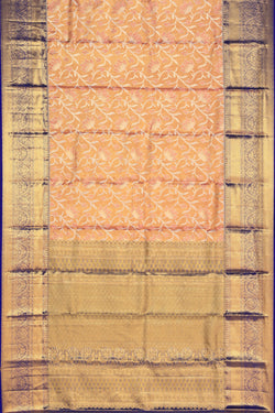 Image of Kanchipattu Brocade Pink Saree