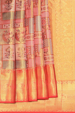 Image of Kanchipattu Brocade Gold Saree