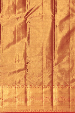 Image of Kanchipattu Brocade Gold Saree