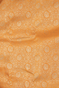 Image of Kanchipattu Brocade Yellow Saree