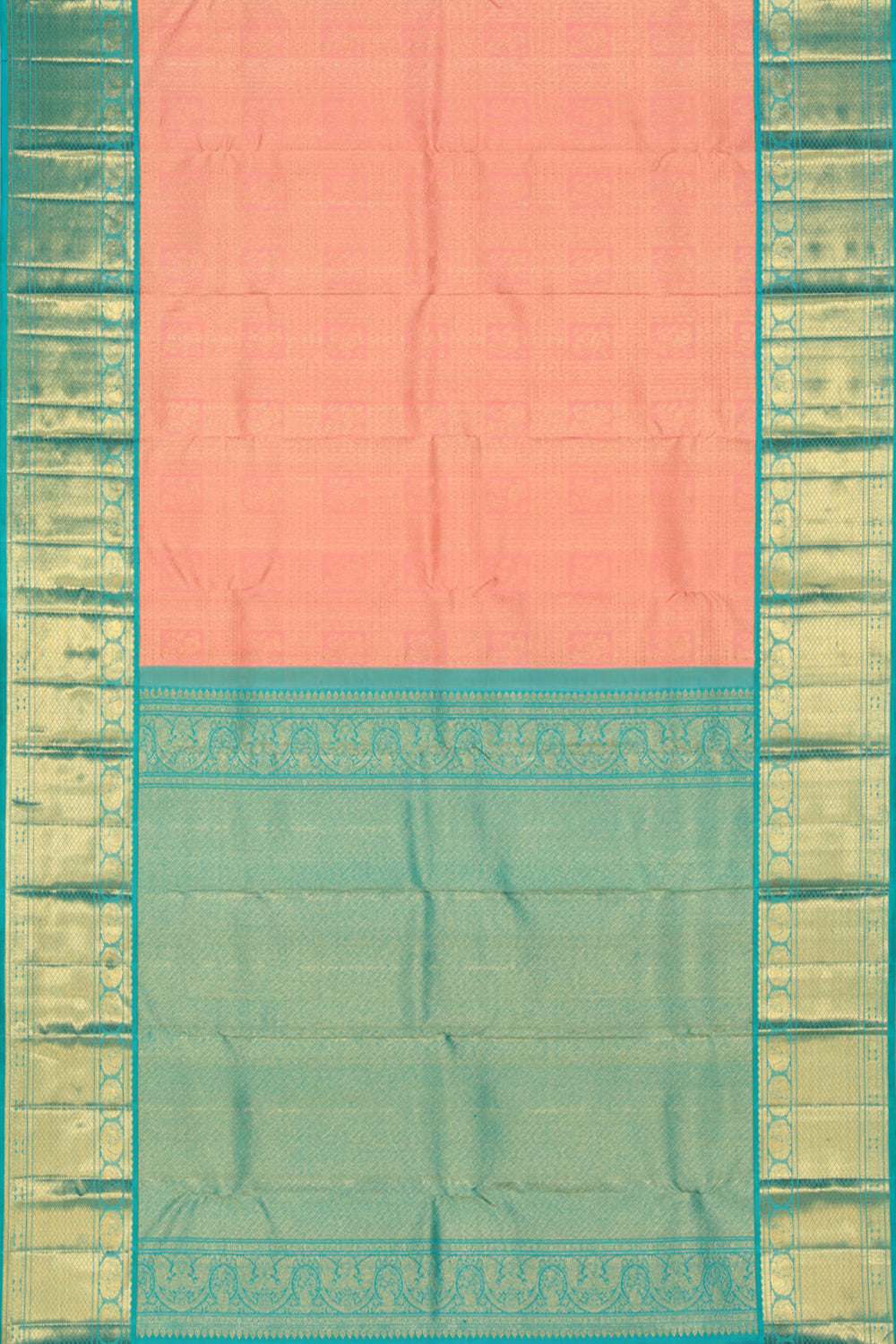 Image of Kanchipattu Brocade Pink Saree