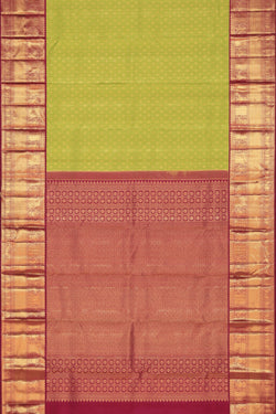 Image of Kanchipattu Brocade Green Saree