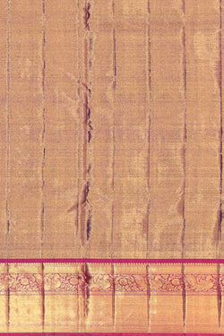 Image of Kanchipattu Brocade Peach Saree