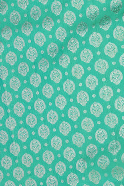 Image of Kanchipattu Brocade Sea Green Saree