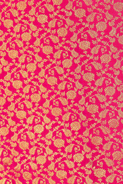 Image of Kanchipattu Brocade Pink Saree