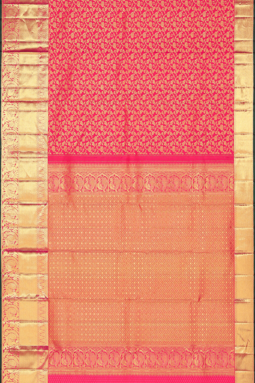 Kanchipattu Brocade Pink Saree