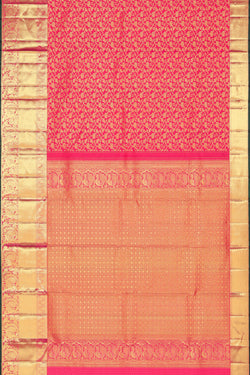 Image of Kanchipattu Brocade Pink Saree