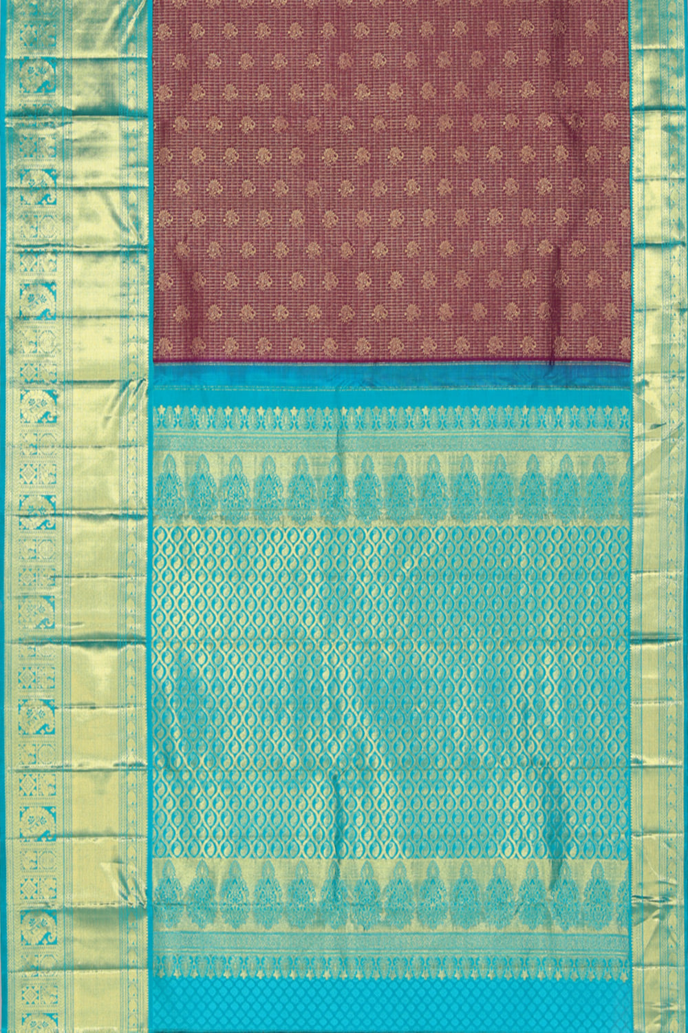 Kanchipattu Brocade Violet Saree