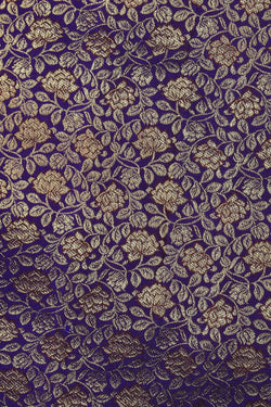 Image of Kanchipattu Brocade Purple Saree