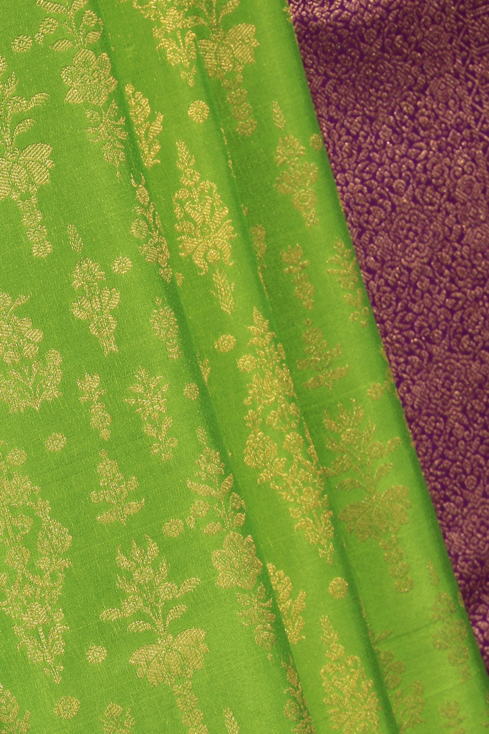 Kanchipattu Brocade Green Saree