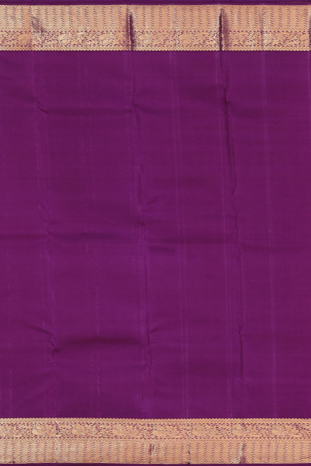 Image of Kanchipattu Brocade Orange Saree