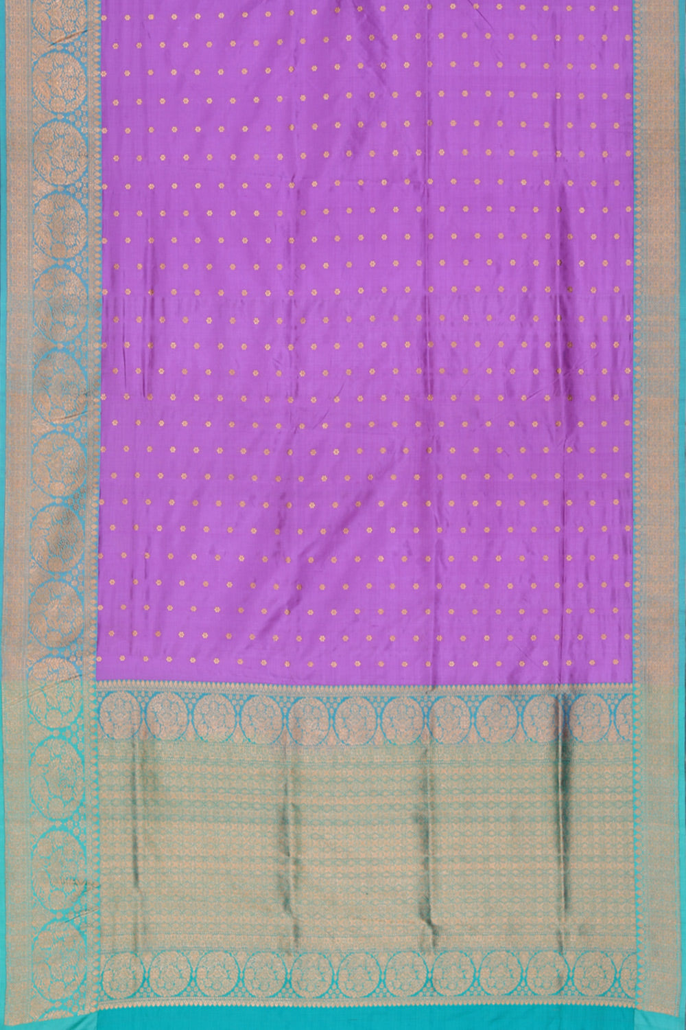 Image of Banarasi Silk Purple Saree