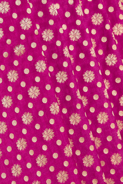 Collection of Banarasi Silk Pink Saree in a gallery layout