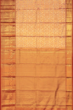 Image of Kanchipattu Tissue Brocade Gold Saree