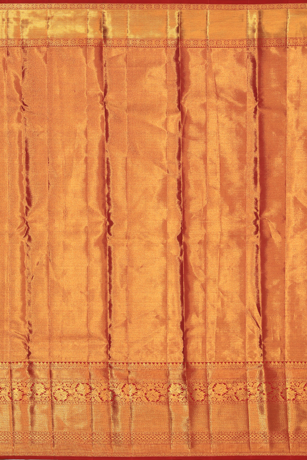 Kanchipattu Tissue Brocade Gold Saree