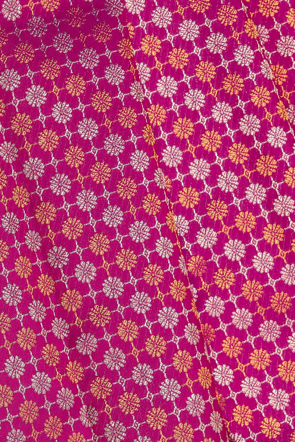 Kanchipattu Orchid Violet Saree