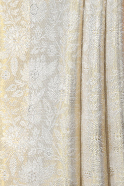 Image of Kanchipattu Tissue Brocade Gold Saree