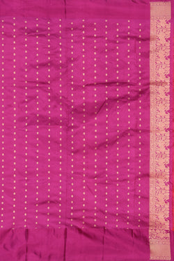 Collection of Banarasi Silk Fuchsia-Pink Saree in a gallery layout