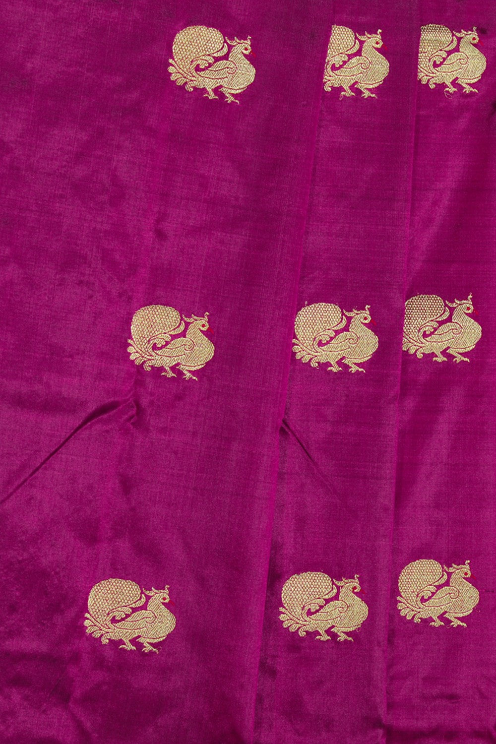 Collection of Banarasi Silk Violet Saree in a gallery layout