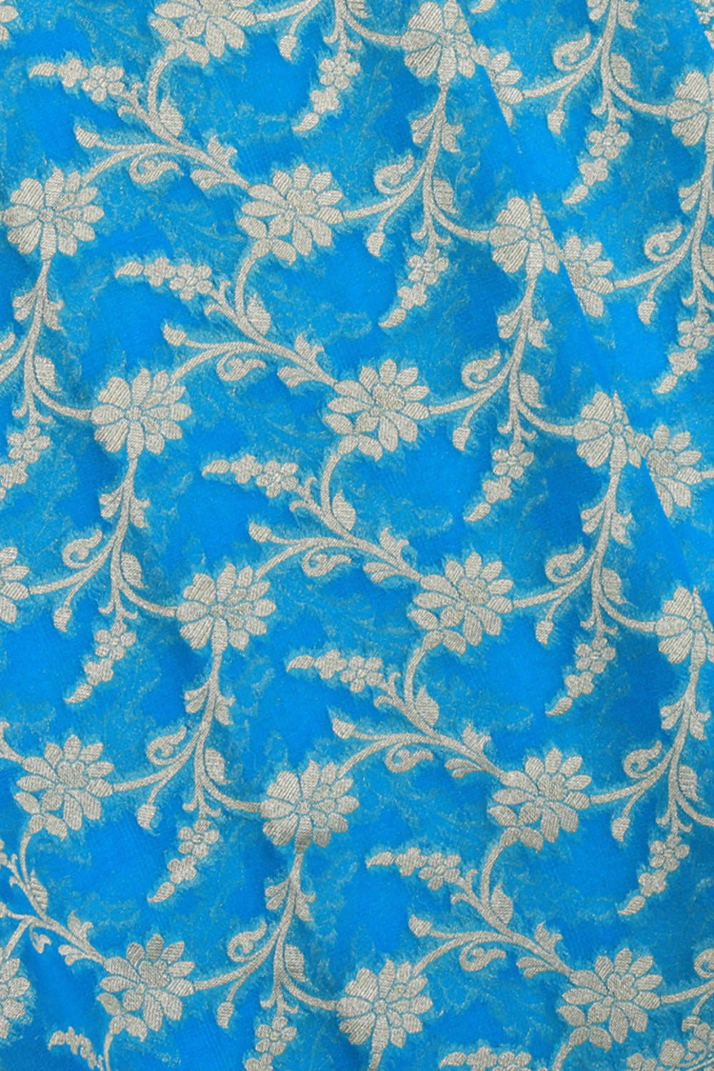 Collection of Banarasi Chiffon Blue Saree in a gallery layout