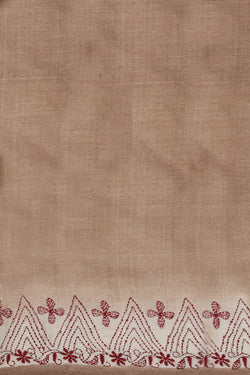 Image of Simple Yet Elegant Embroidery Saree