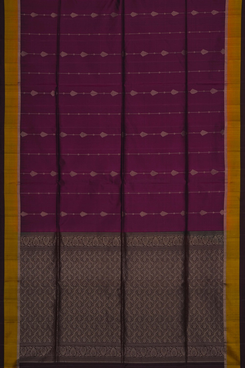 Image of South Silk Purple Saree