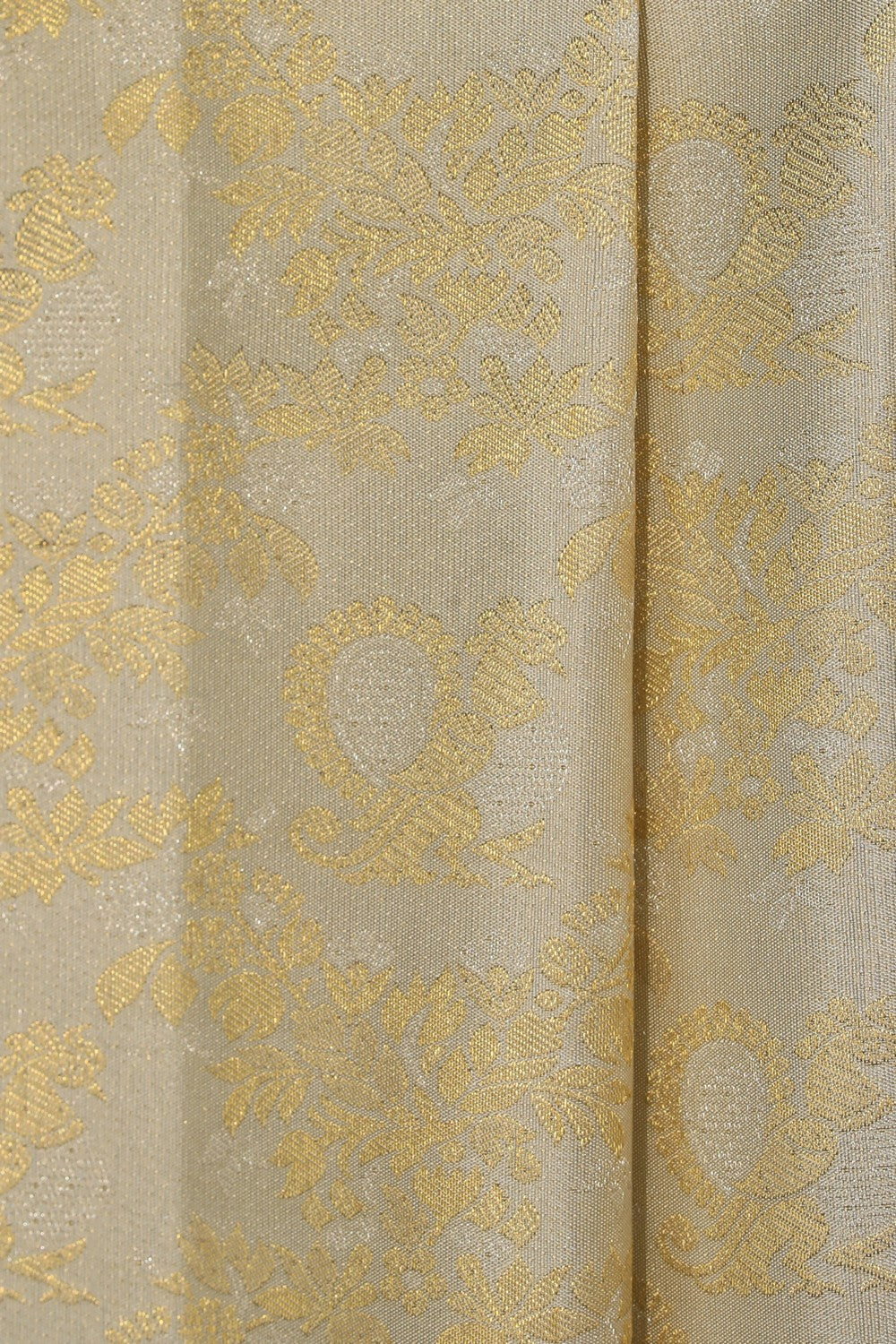 Collection of Kanchipattu Off-White Saree in a gallery layout