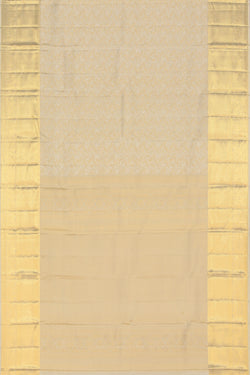 Image of Kanchipattu Off-White Saree