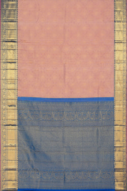 Image of Kanchipattu Brocade Peach Saree