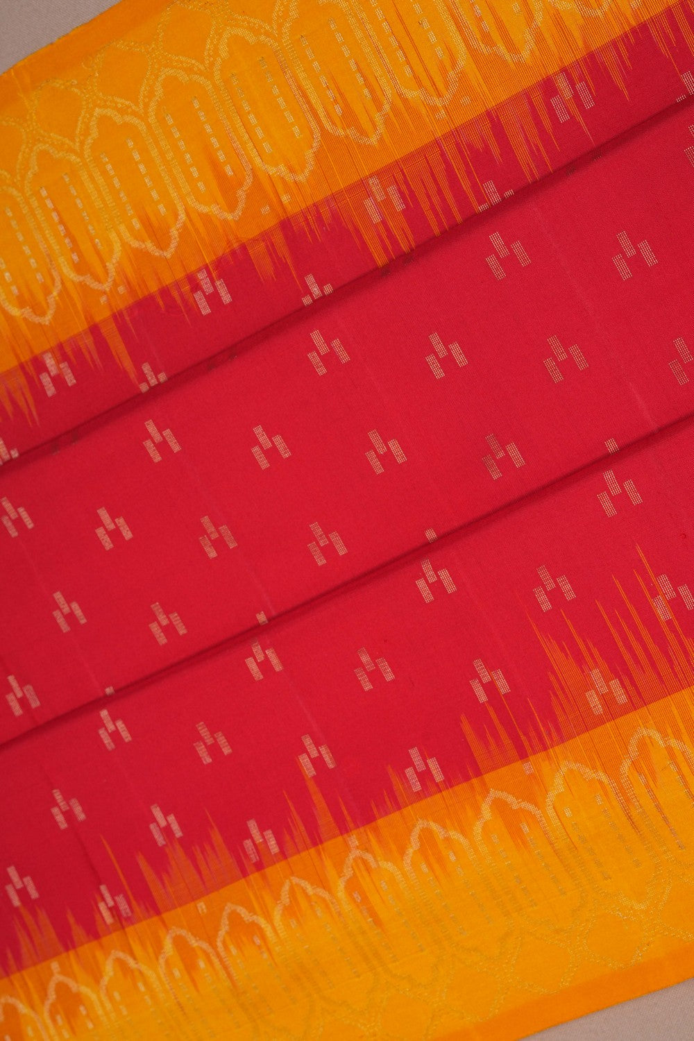 Image of South Silk Red Saree