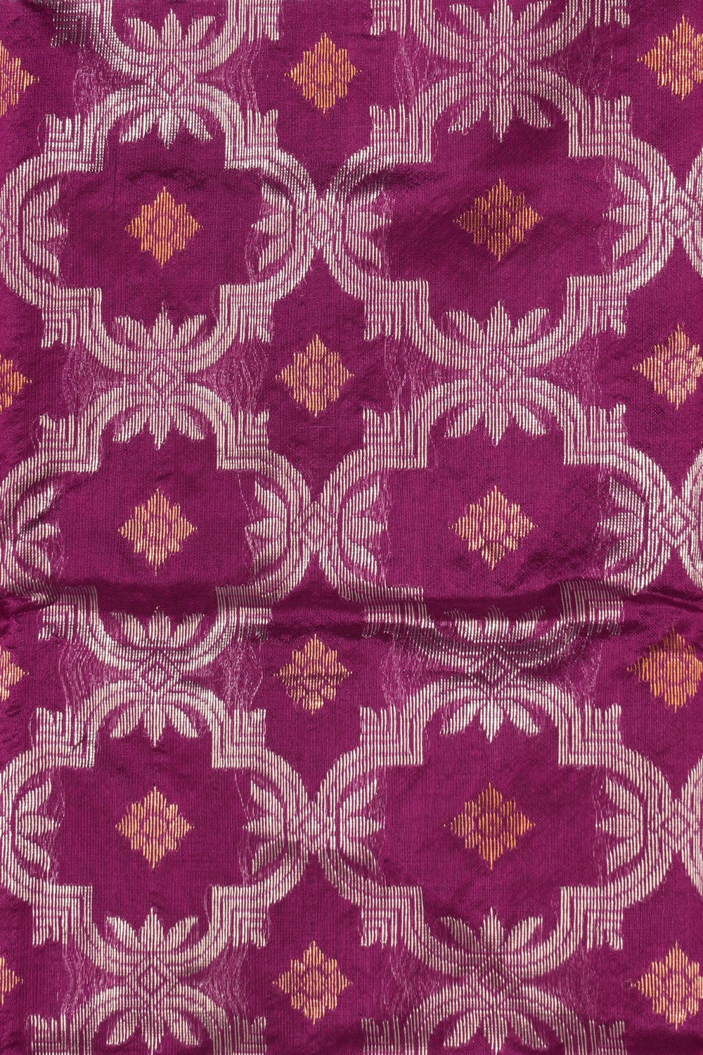 Chanderi Silk Violet Saree