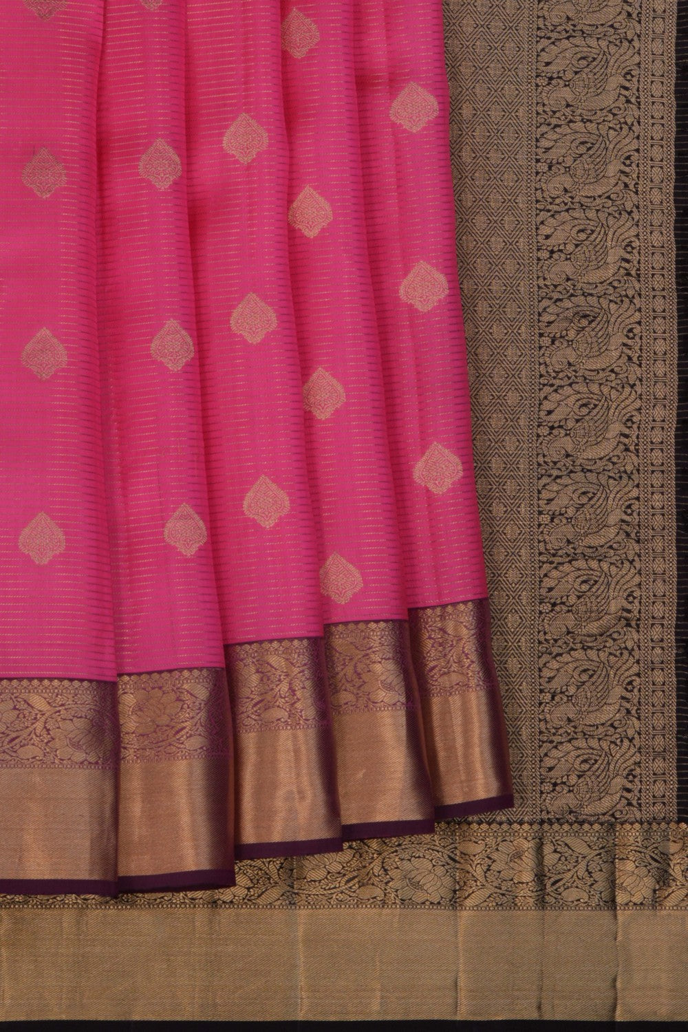 South Silk Pink Saree
