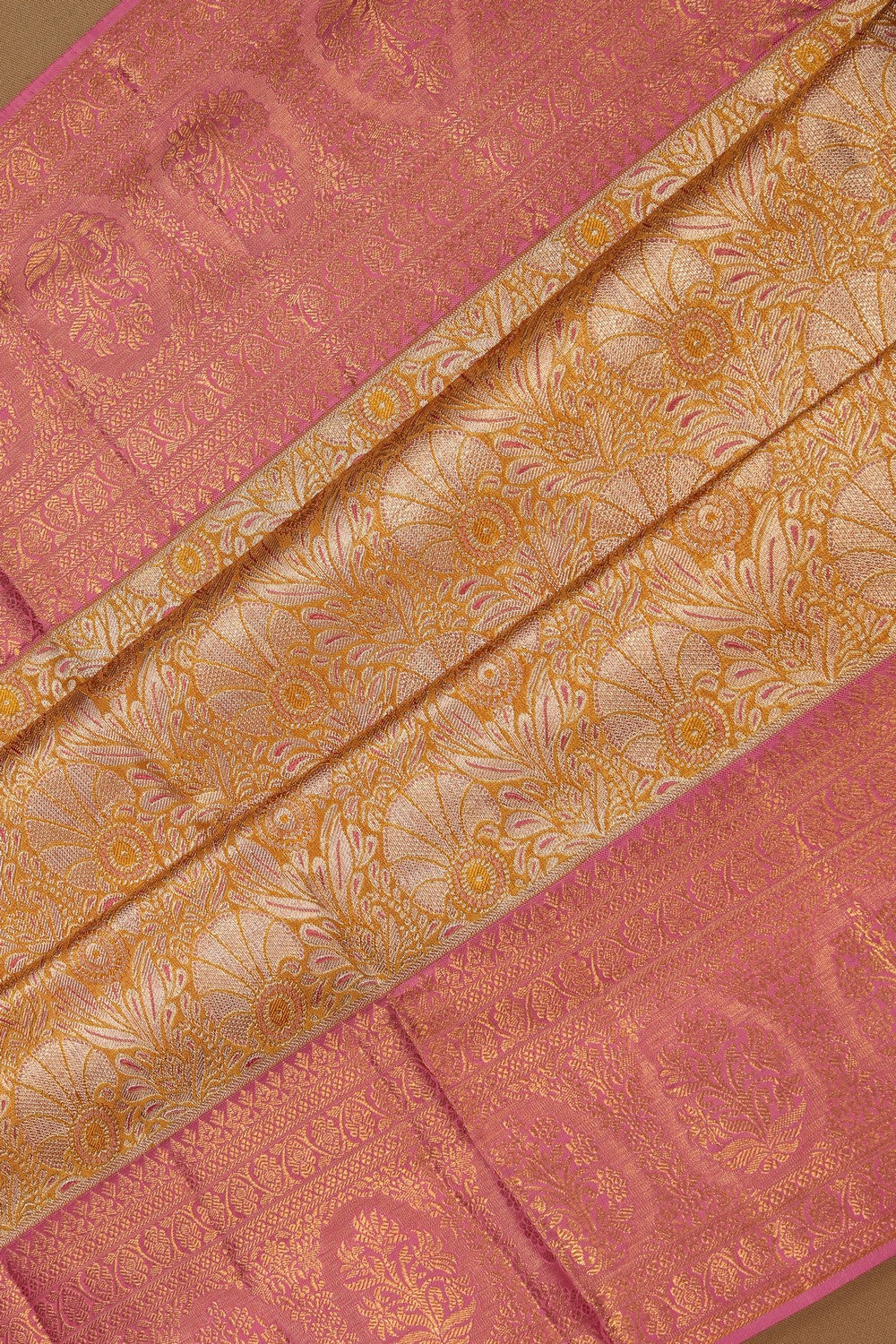 Image of Kanchipuram Tissue Brocade Saree