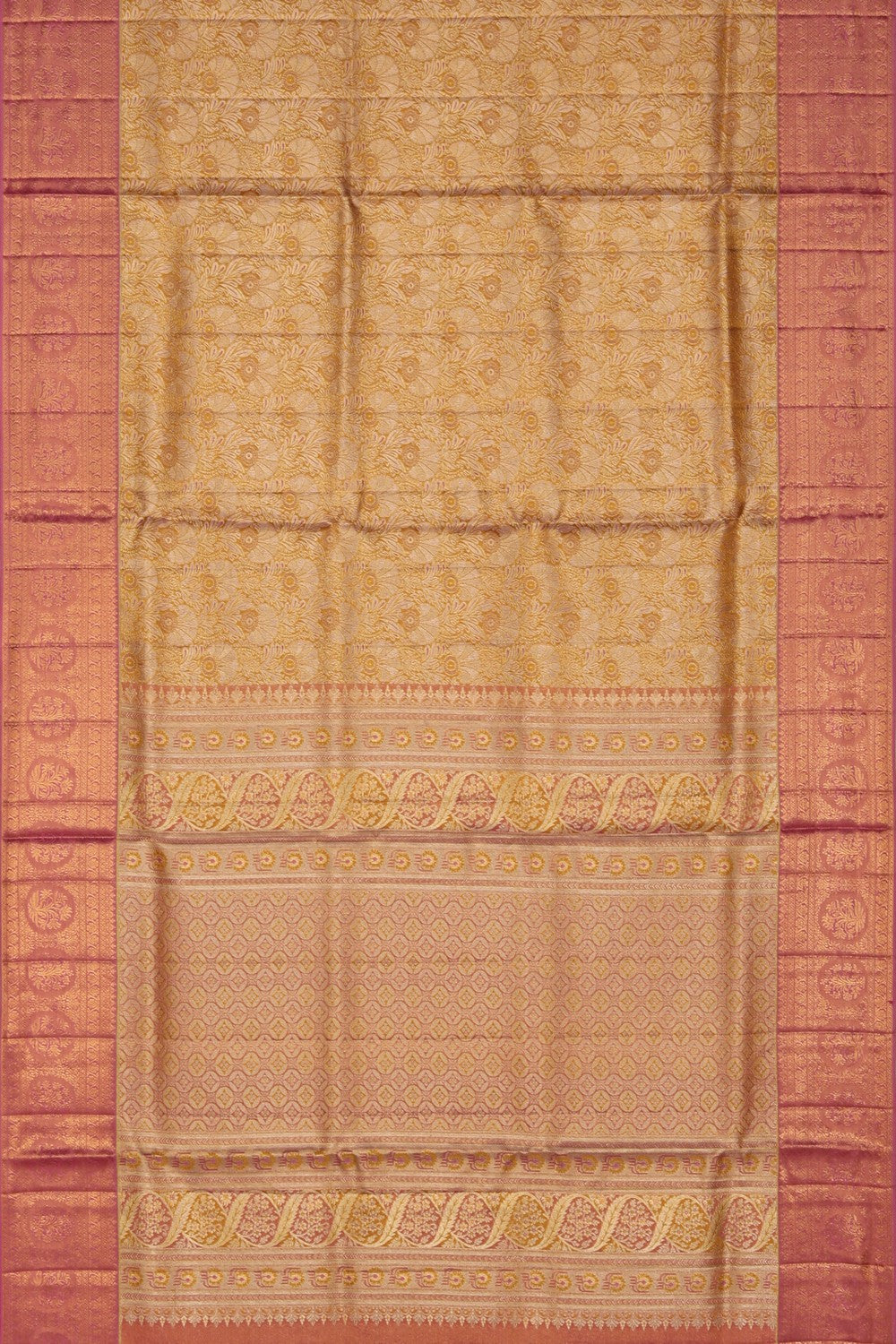 Image of Kanchipuram Tissue Brocade Saree