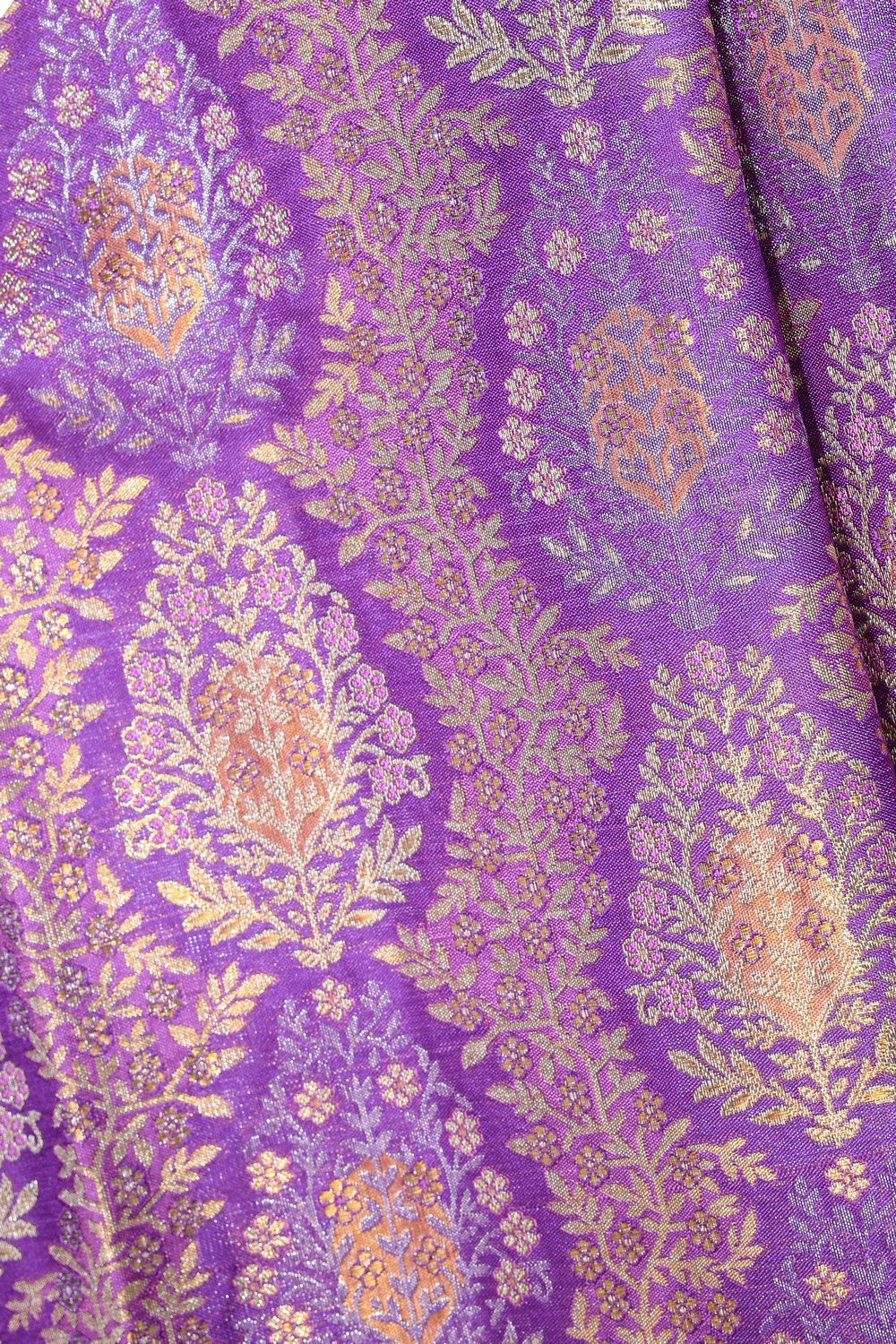 Kanchipattu Brocade Purple Saree