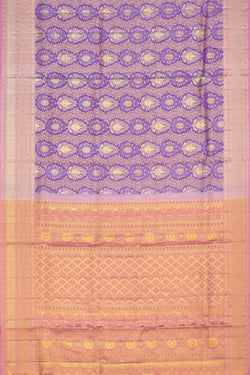 Image of Kanchipattu Brocade Purple Saree