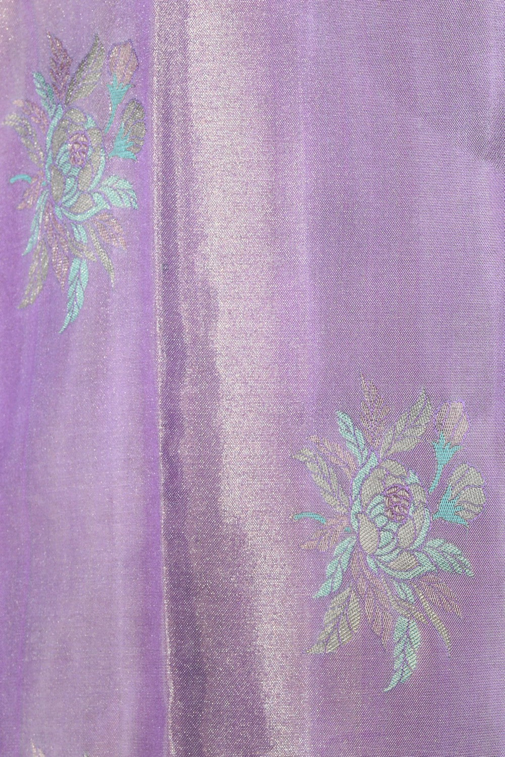 Kanchipattu Tissue Brocade Purple Saree