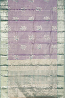 Image of Kanchipattu Tissue Brocade Purple Saree