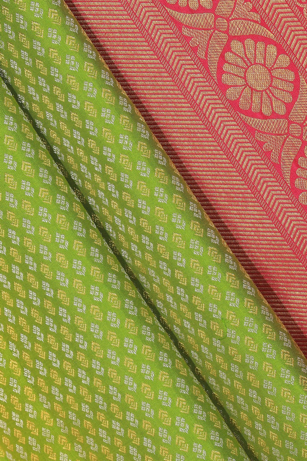 Kanchipattu Green Saree